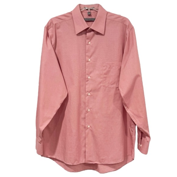 Geoffrey Beene Pinstripe Non Iron Cotton Dress Shirt - Picture 1 of 6